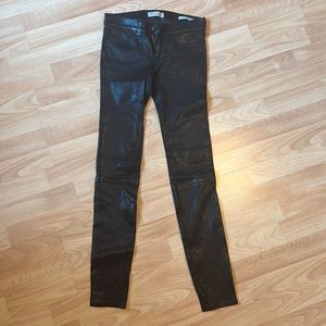 Guess leather pants 100% leather